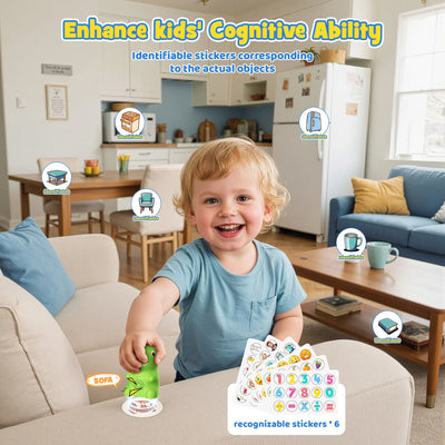 Kalvro™ Dino Interactive Reading Pen Talking Cards Set