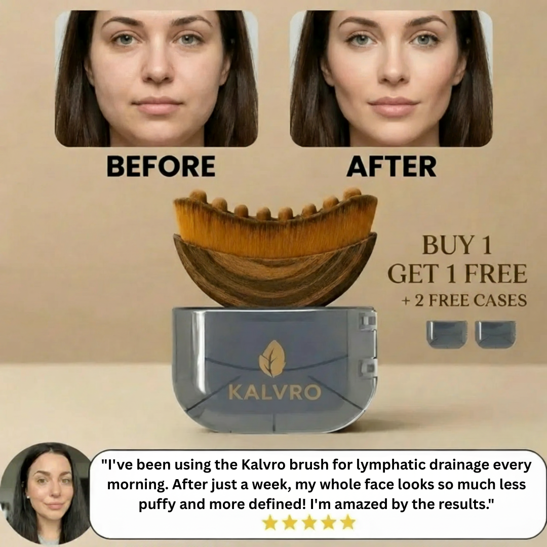Kalvro™ Lymphatic Contour Face Brush