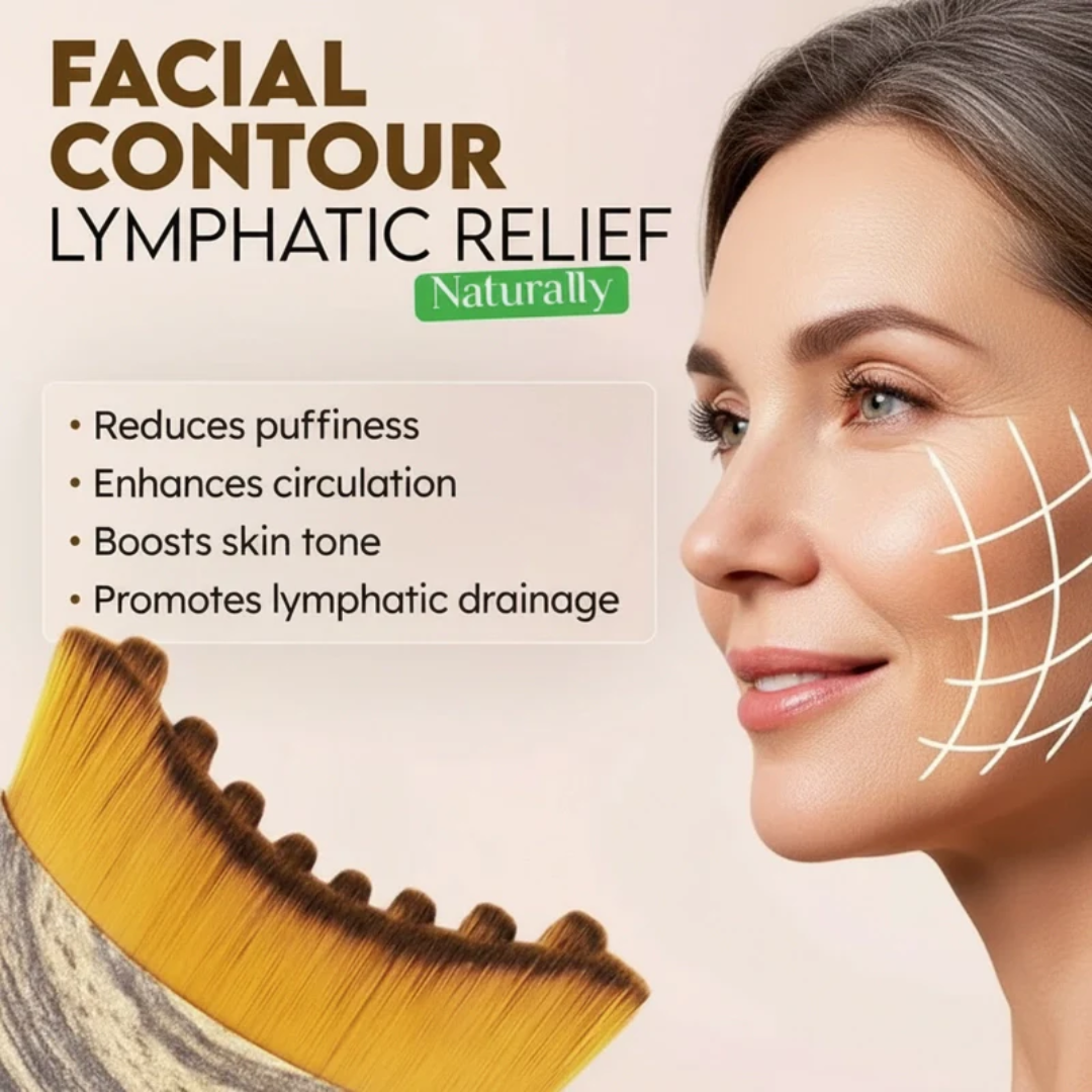 Kalvro™ Lymphatic Contour Face Brush