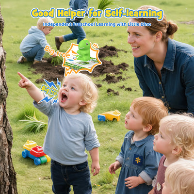 Kalvro™ Dino Interactive Reading Pen Talking Cards Set