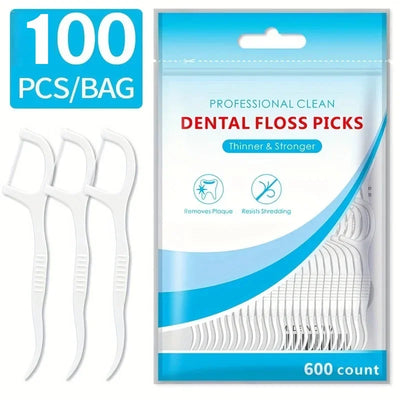 Dental Floss Picks 100PCS