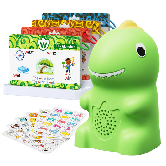 Kalvro™ Dino Interactive Reading Pen Talking Cards Set