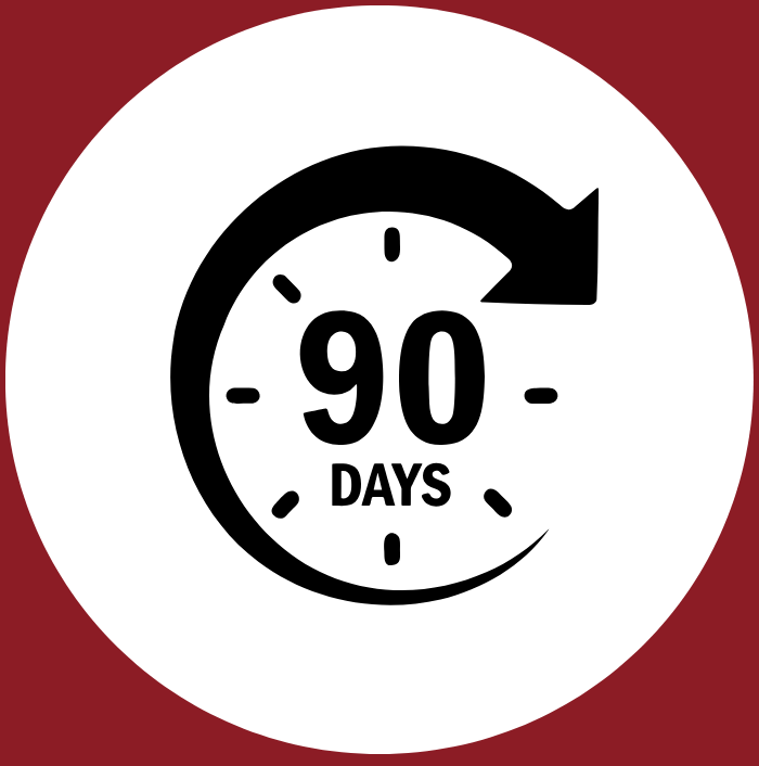 FREE 90 Days Warranty