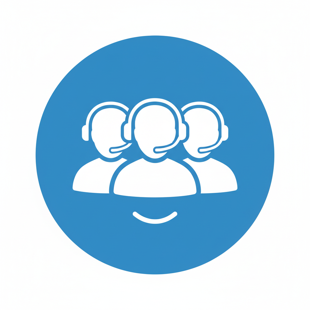 icon of support team